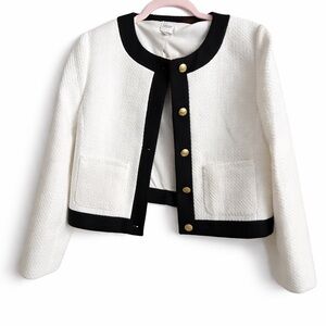 NWT J. Crew Cropped Lady Tweed Jacket